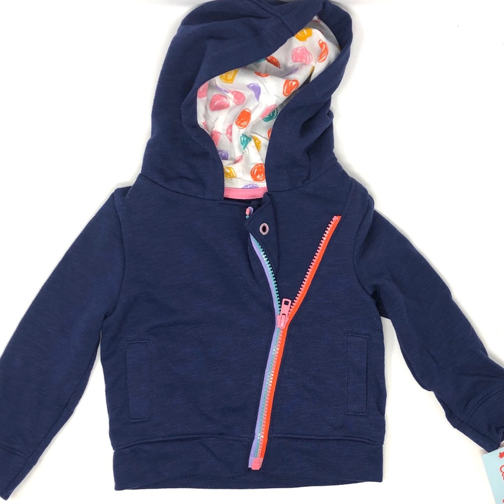 Cat & Jack Baby girls blue hoodie 18 months